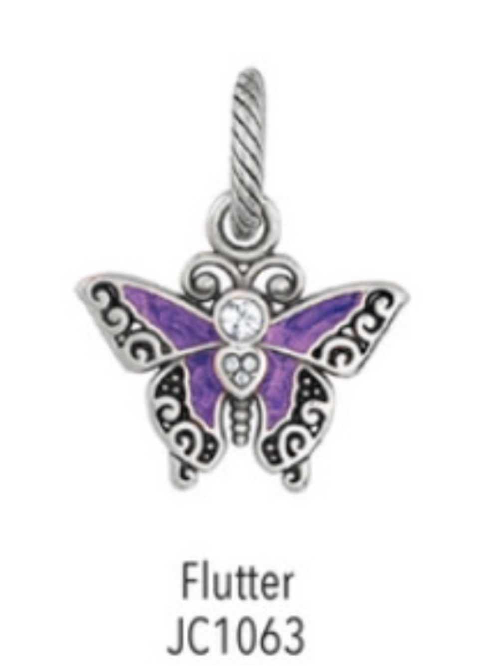 🦋 Brighton Butterfly ‘Flutter’ VTG SLVR Charm!